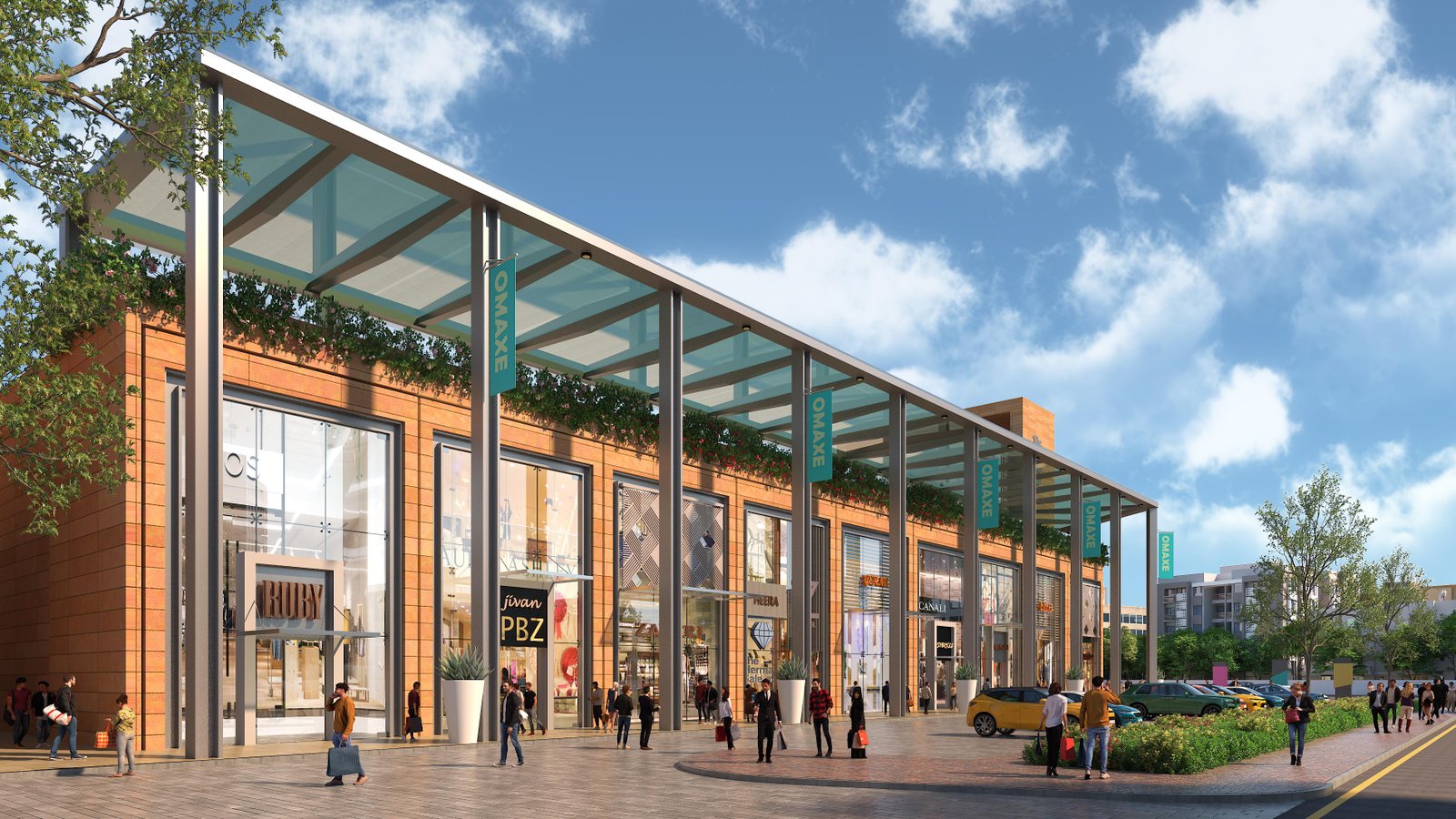 The Omaxe State retail shops