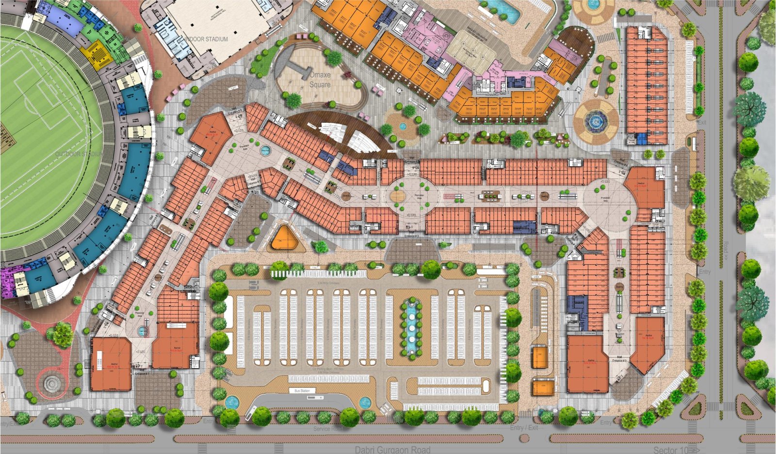 The Omaxe State master plan